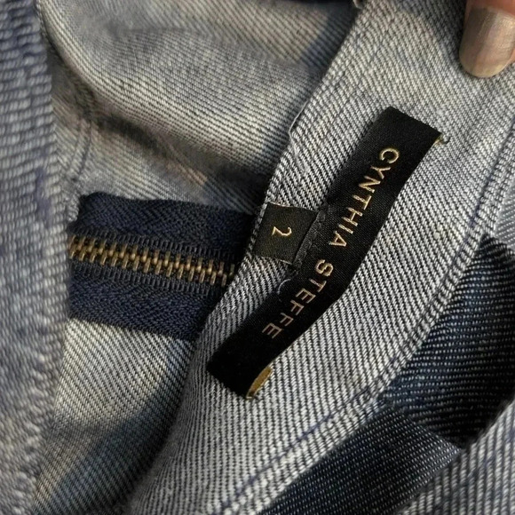 Cynthia Steffe Mid denim summer dress size 2 - Picture 6 of 6